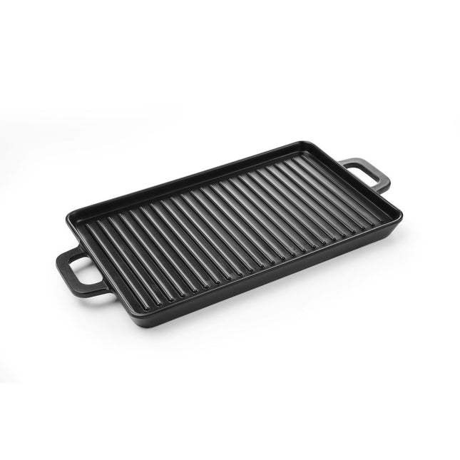 Hendi grillpan melamine zwart Little Chef 320x162x20 mm – serveerplank voor grillgerechten