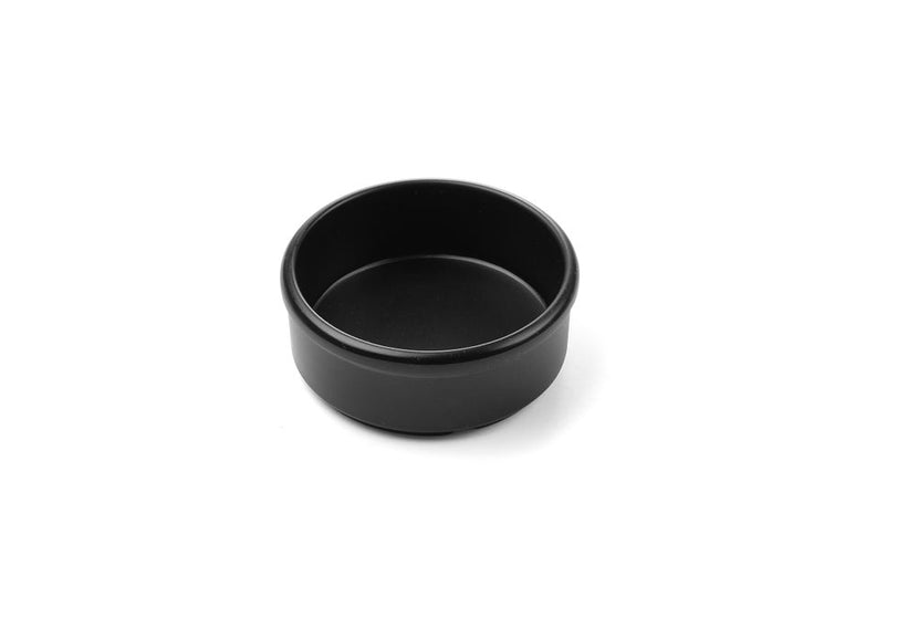 Hendi boter- en sausschaaltje zwart – 80x80x30 mm melamine, set van 3 voor restaurant