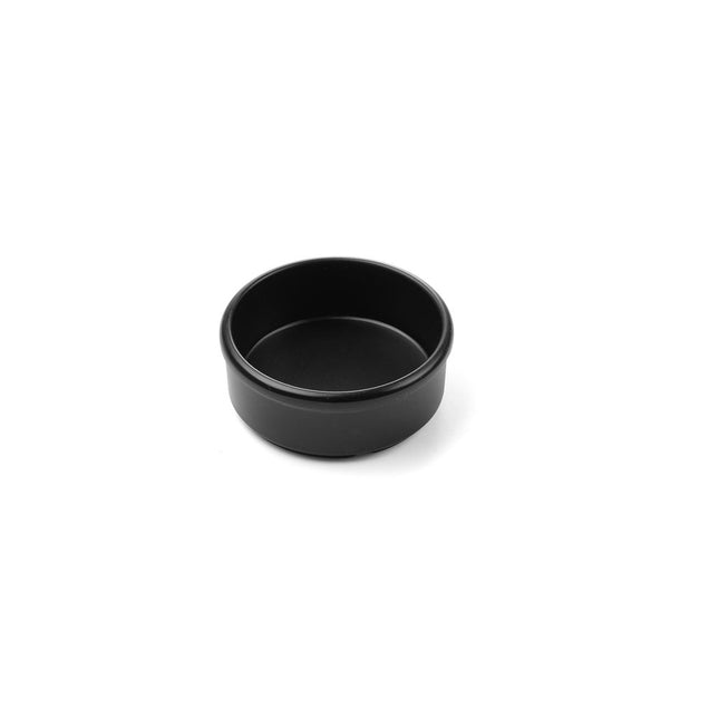 Hendi boter- en sausschaaltje zwart – 80x80x30 mm melamine, set van 3 voor restaurant