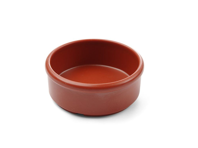 Hendi botervlootje melamine zwart – klein serveerschaaltje voor sauzen in de horeca