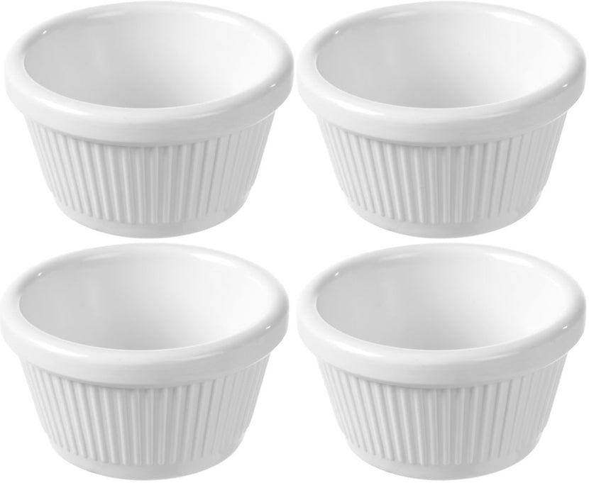 Hendi ramekin ivoor melamine 70x70x37 mm – dipschaaltje voor sauzen op tafel en buffet