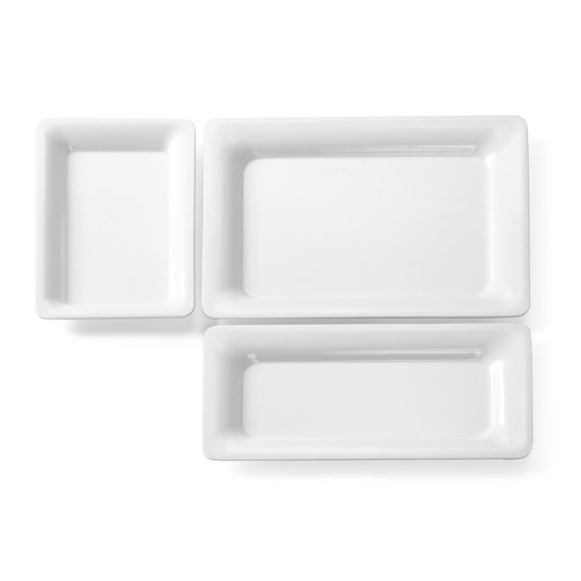 Hendi gastronormtray 1/2 20 mm melamine – GN buffetschaal met slanke rand voor catering
