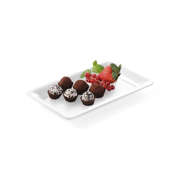 Hendi gastronormtray 1/4 20 mm melamine – kleine GN schaal voor garnituren en toppings