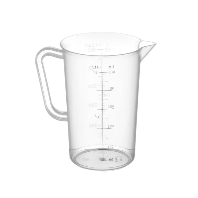 Hendi maatbeker PP 1 liter – 110x170 mm maatkan met schaalverdeling voor de horecakeuken