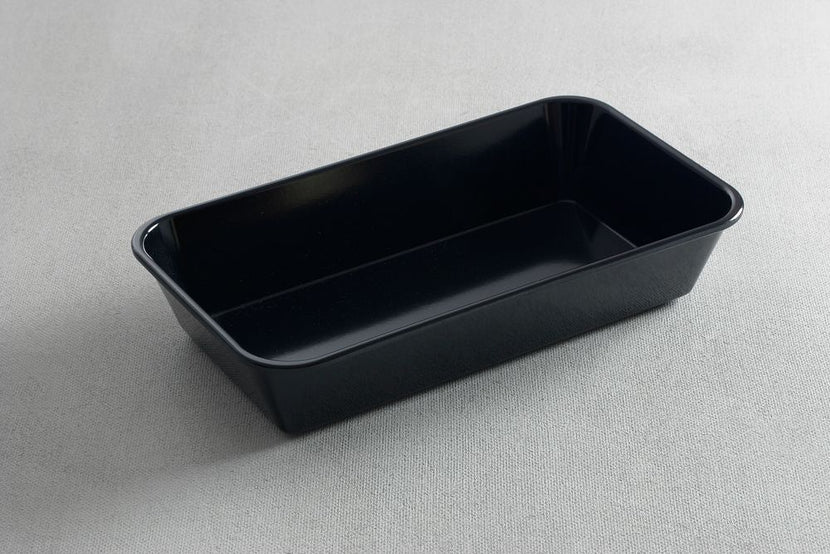 Hendi vleesbak melamine zwart 290x160x60 mm Waca 1450 – diepe presentatiebak voor toonbank