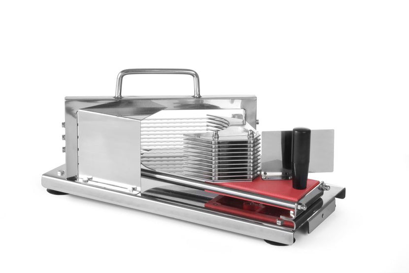 Hendi tomatensnijder RVS 432x202x210 mm – snijdikte 5 mm voor snackbar en broodjeszaak
