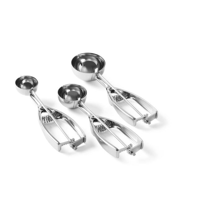 Hendi portioneerlepel 56 mm 1/20 RVS Kitchen Line – kleine ijsschep voor dessert en catering