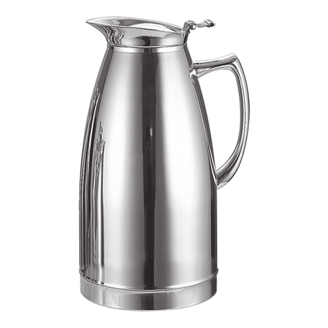 EMGA isoleerkan 1,5 liter RVS – stevige inox thermoskan voor koffie en thee bij ontbijtbuffet