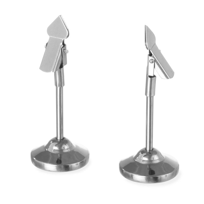Hendi bonnenhouder RVS 104x40 mm met klem – bonnenklem voor keuken en doorgeefpas