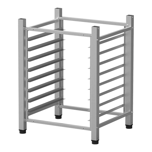 EMGA onderstel Linemiss 8 x 46 x 33 cm – ovenonderstel met geleiders voor bakplaten in de horeca