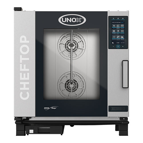 EMGA CheftOP Mind.Maps Plus 7 x 1/1 GN – professionele combisteamer met automatische bakprogramma's
