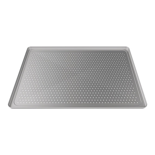 EMGA geperforeerde aluminium bakplaat 60 x 40 cm – luchtcirculatie voor knapperige bodems in de bakkerij