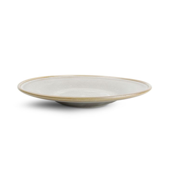 F2D Usko serveerschaal 30,5xH4,5 cm groen – detail porseleinen schaal voor restaurant en horeca
