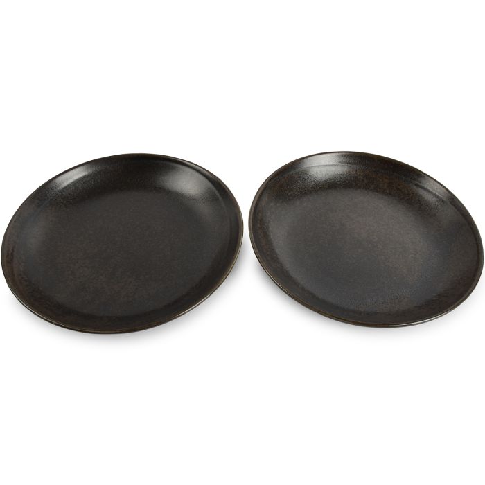 F2D Ceres diep bord 24,5xH4 cm zwart – detail ruim pastabord porselein voor de horeca