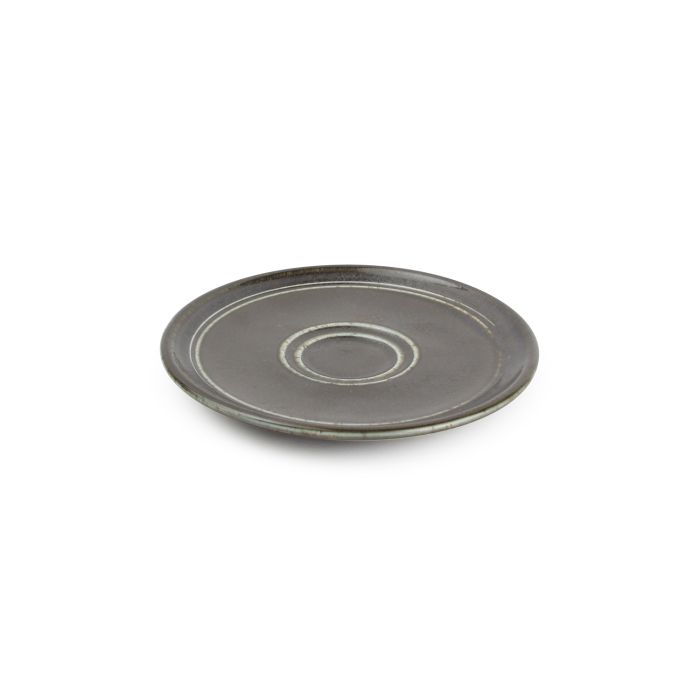 F2D Ceres schotel 14 cm zwart – detail van het zwarte porselein voor de horeca