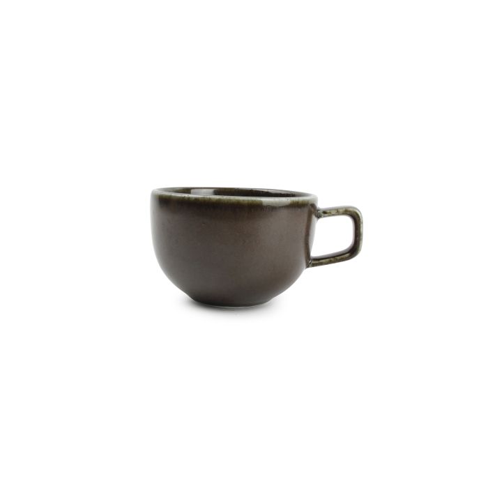 F2D Ceres kop 28 cl zwart – zijaanzicht porseleinen koffiekop voor café en restaurant