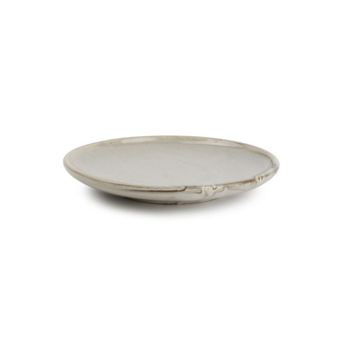 F2D Ceres plat bord 15 cm grijs – detail klein porseleinen bord voor amuses in restaurant
