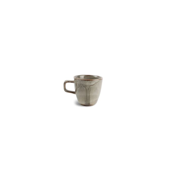 F2D Ceres mokkakop 9 cl grijs – detailfoto porseleinen espressokop voor café en restaurant