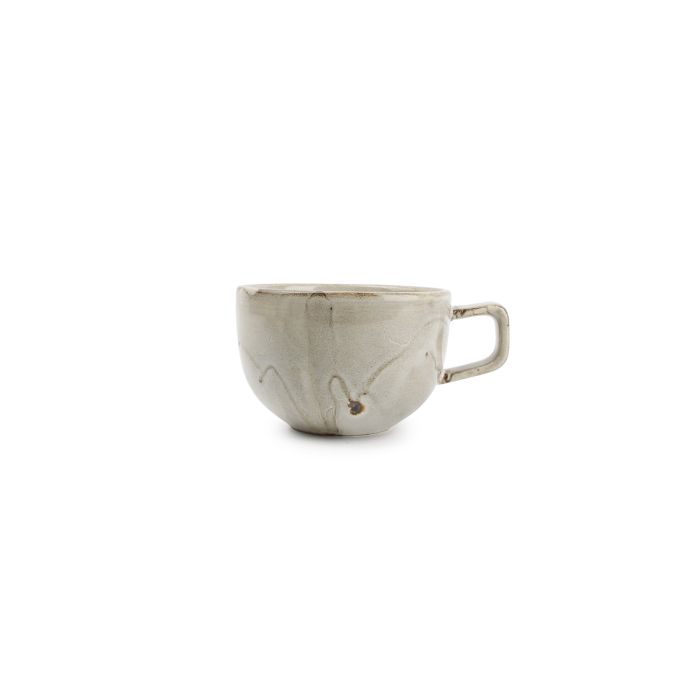 F2D Ceres kop 28 cl grijs – detailfoto porseleinen koffiekop voor café en restaurant