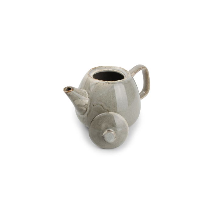 F2D Ceres theepot 50 cl grijs – detailfoto porseleinen theepot voor hotel en restaurant