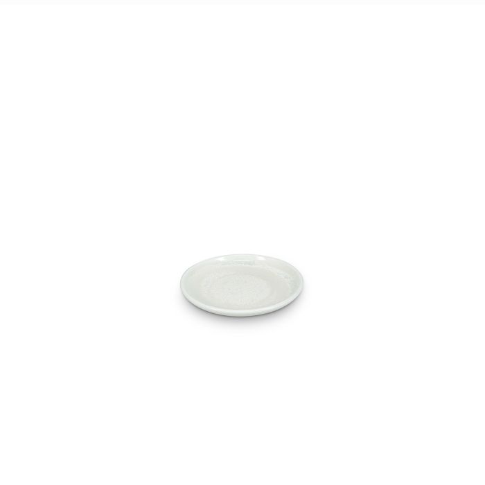 F2D Ceres plat bord 12 cm frost white – detail van het witte porselein voor restaurant