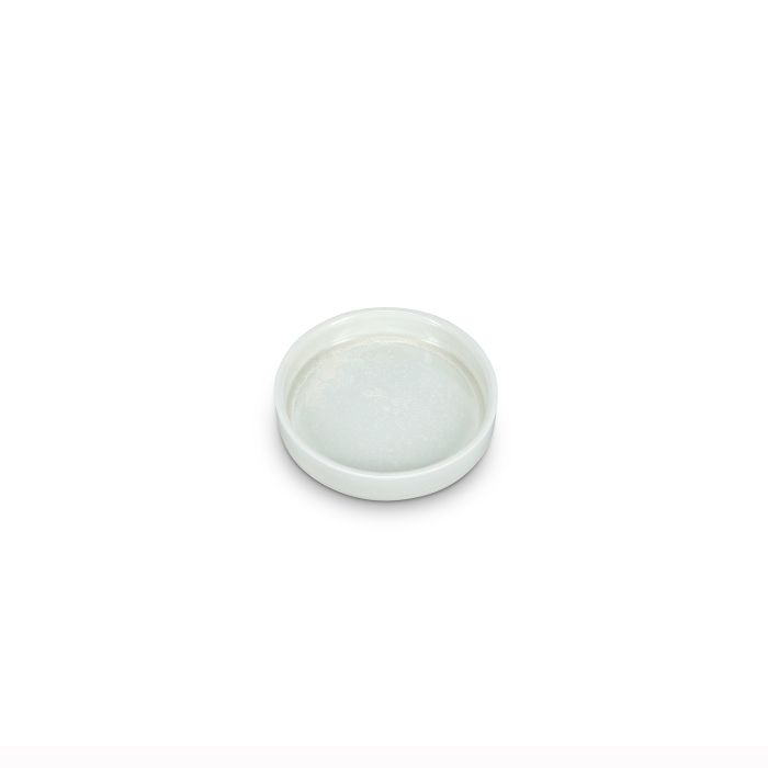 F2D Ceres plat bord 13,5xH3 cm frost white – zijaanzicht amusebord porselein voor de horeca