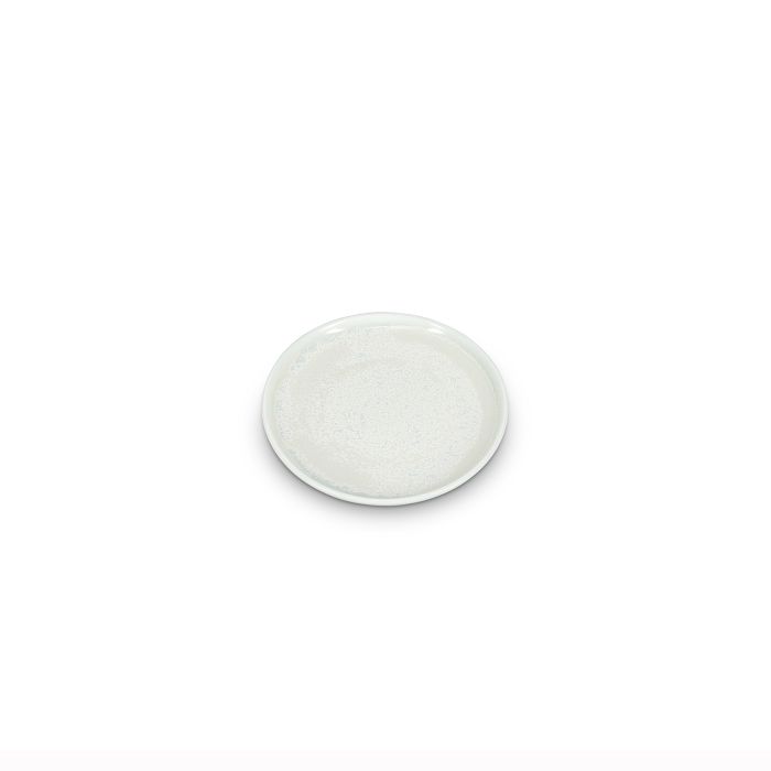F2D Ceres plat bord 15 cm frost white – zijaanzicht klein porseleinen bord voor voorgerechten