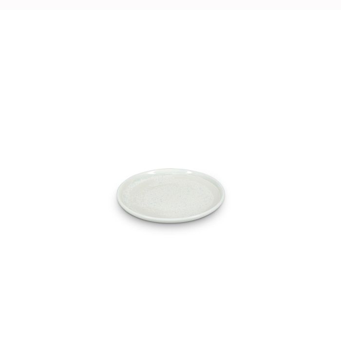 F2D Ceres plat bord 15 cm frost white – detail van het witte porselein voor de horeca