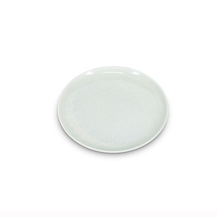 F2D Ceres plat bord 24 cm frost white – zijaanzicht porseleinen dinerbord voor restaurant