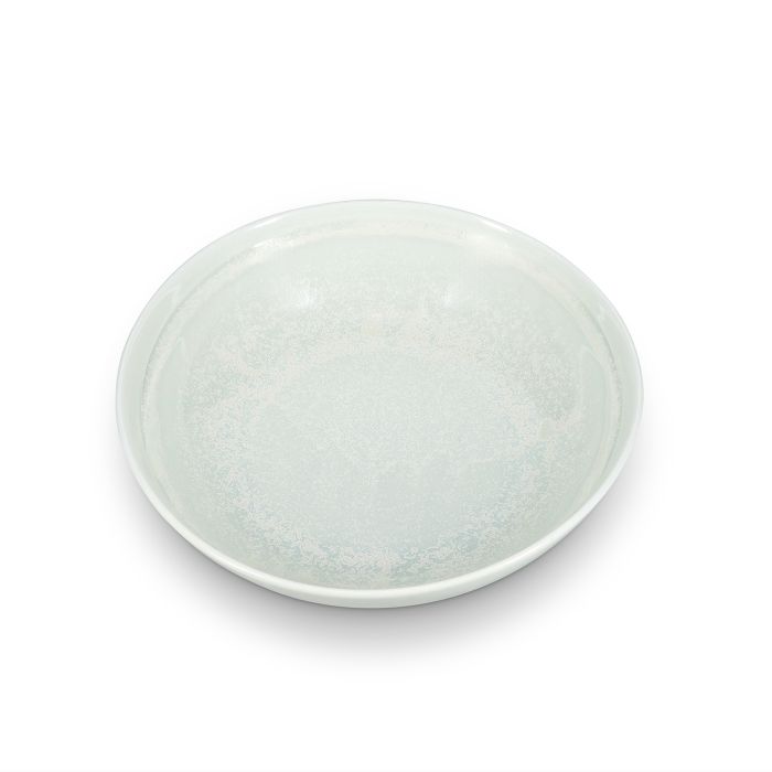 F2D Ceres serveerschaal 30,5xH7,5 cm frost white – detail van het witte porselein
