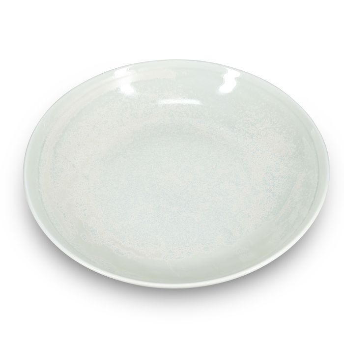 F2D Ceres serveerschaal 41xH7,5 cm frost white – detail van de matte witte afwerking
