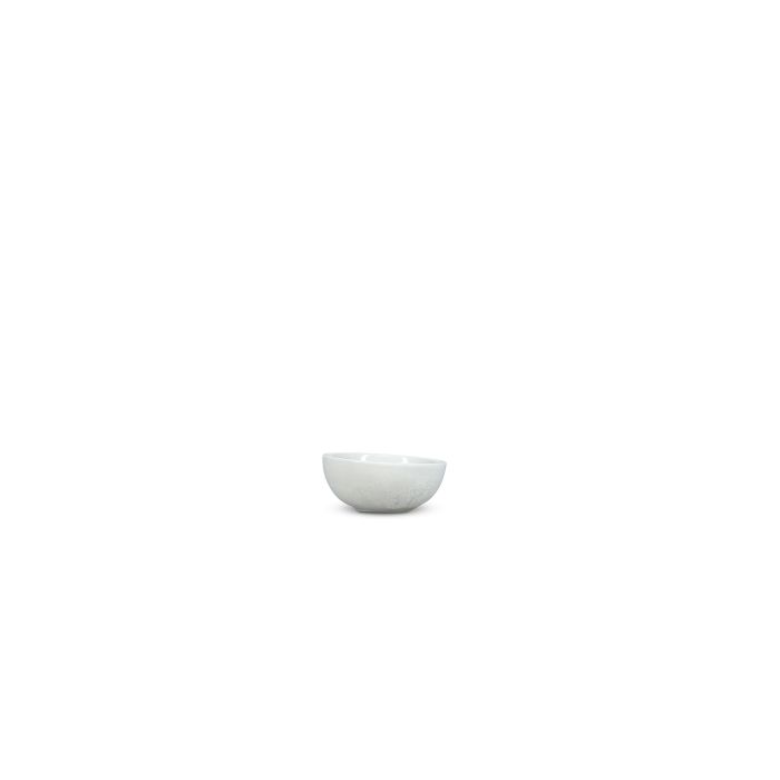 F2D Ceres kom 7,5xH3/3,5 cm frost white – zijaanzicht klein porseleinen dipschaaltje