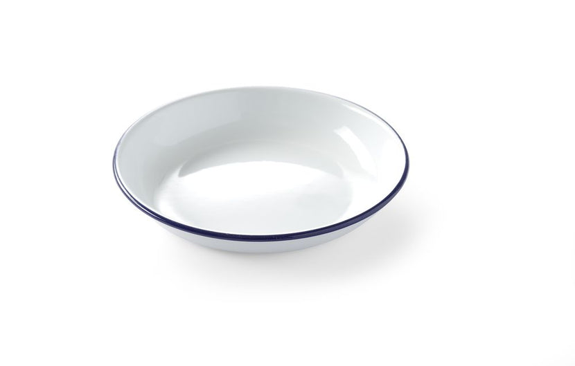 Hendi diep bord geëmailleerd 180 mm – emaille soepbord voor restaurant en kantine