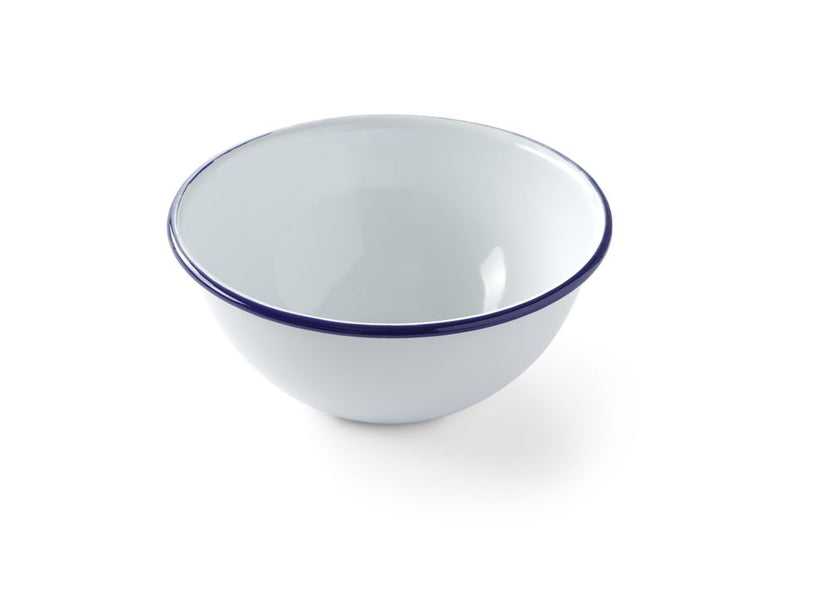 Hendi saladeschaal geëmailleerd 160 mm – emaille kom voor salades en bijgerechten