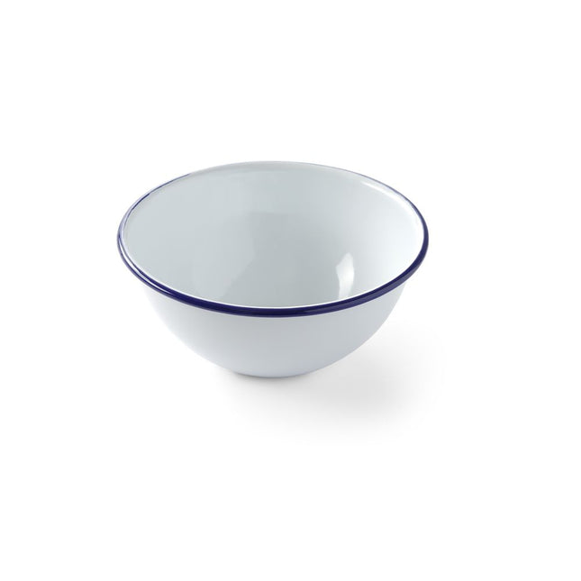 Hendi saladeschaal geëmailleerd 160 mm – emaille kom voor salades en bijgerechten