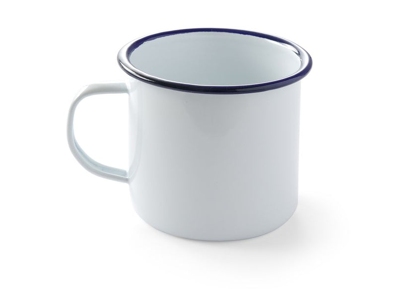 Hendi mok geëmailleerd 100x90 mm 520 ml – grote emaille beker voor koffie en soep