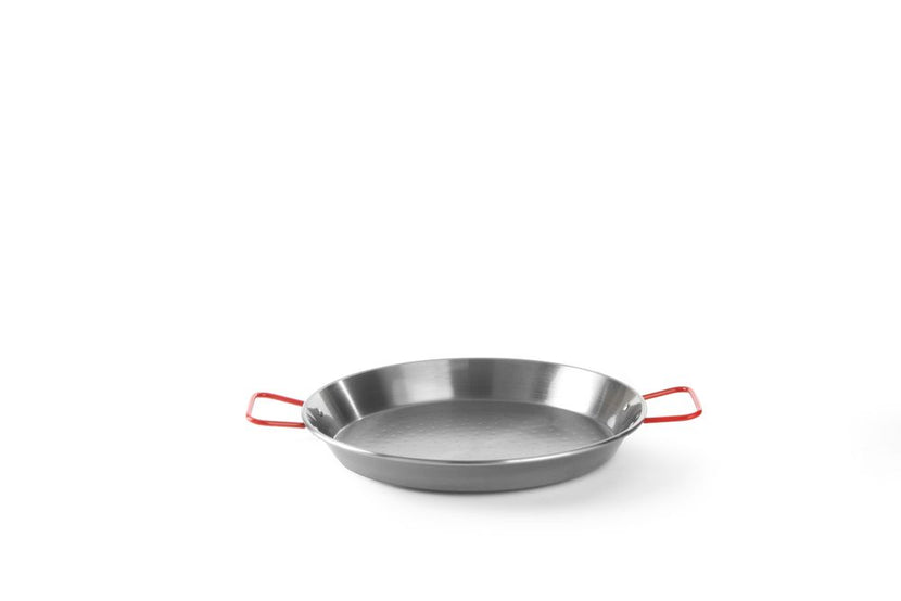 Hendi paellapan plaatstaal 340x40 mm – traditionele paellapan voor restaurant en catering