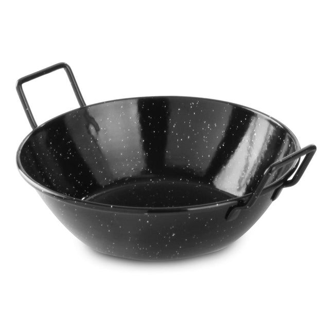 Hendi paellaschaal 200 mm geëmailleerd plaatstaal – presenteren van warme gerechten in restaurant