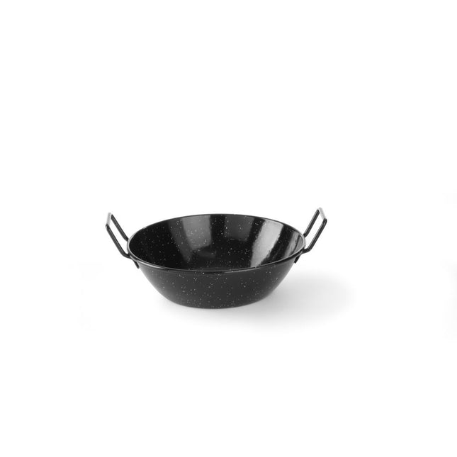 Hendi paellaschaal 240x70 mm geëmailleerd plaatstaal – diepe schaal voor stoofgerechten