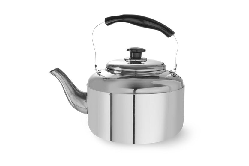 Hendi waterketel RVS 6 liter – roestvrijstalen fluitketel voor keuken en catering