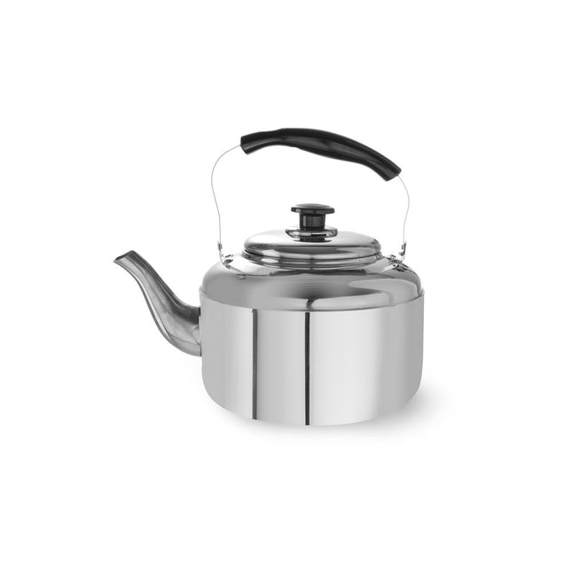 Hendi waterketel RVS 6 liter – roestvrijstalen fluitketel voor keuken en catering