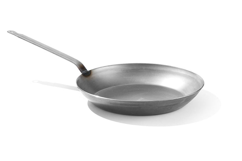 Hendi koekenpan plaatstaal 320x5 mm Klassiek – grote stalen pan voor restaurantkeuken