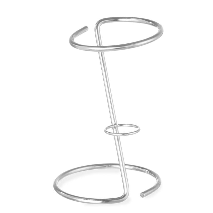 Hendi friteszakhouder RVS 95/110x175 mm – puntzakhouder voor snackbar en foodtruck