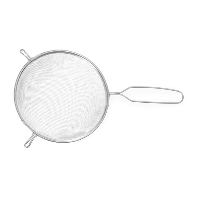 Hendi passeerzeef vertind 180x340 mm met draadgreep – zeef voor restaurant en catering