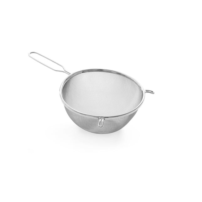 Hendi passeerzeef RVS 220x390 mm met draadgreep – grote zeef voor de professionele keuken
