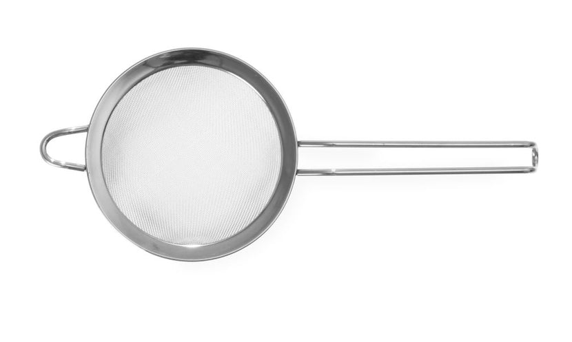 Hendi bolzeef RVS 150x330 mm fijn gaas met draadgreep – zeef voor restaurantkeuken