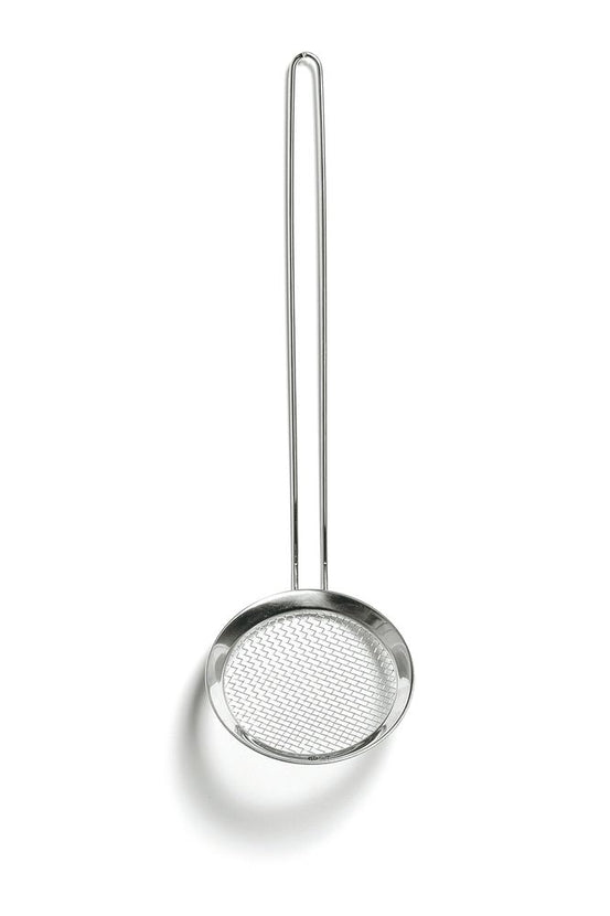 Hendi frituurschep RVS 120x340 mm met draadgreep – uitschepper voor snackbar en keuken