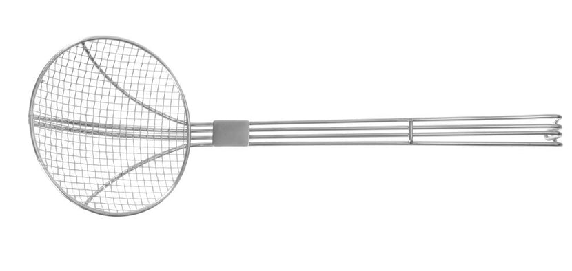 Hendi frituurschep RVS 160x450 mm met versterkte draadgreep – stevige schep voor friteuse
