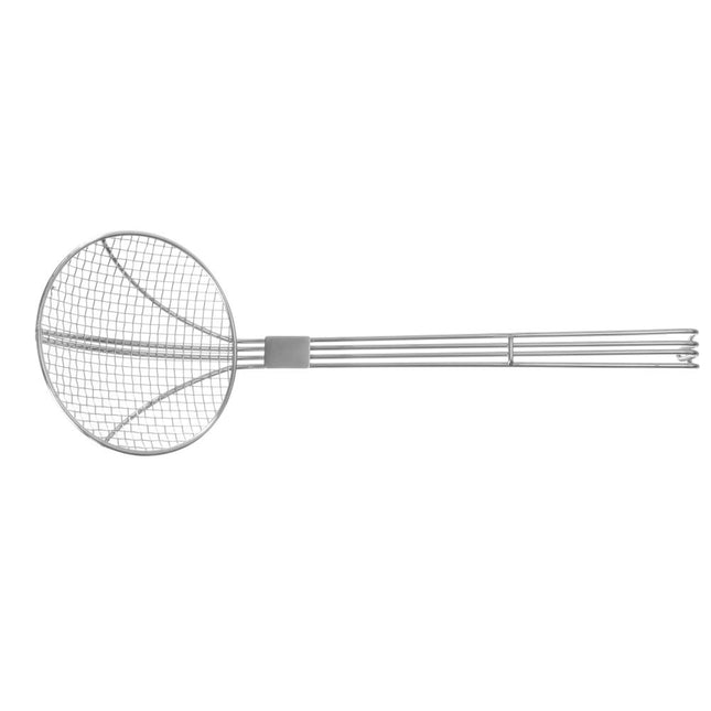 Hendi frituurschep RVS 160x450 mm met versterkte draadgreep – stevige schep voor friteuse