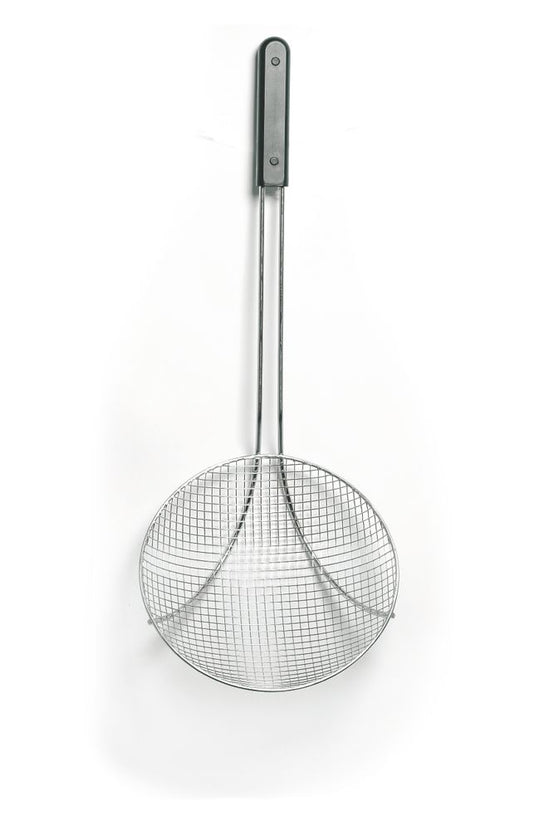 Hendi frituurschep RVS 260x600 mm met ABS greep – zeer grote schep voor grootkeuken